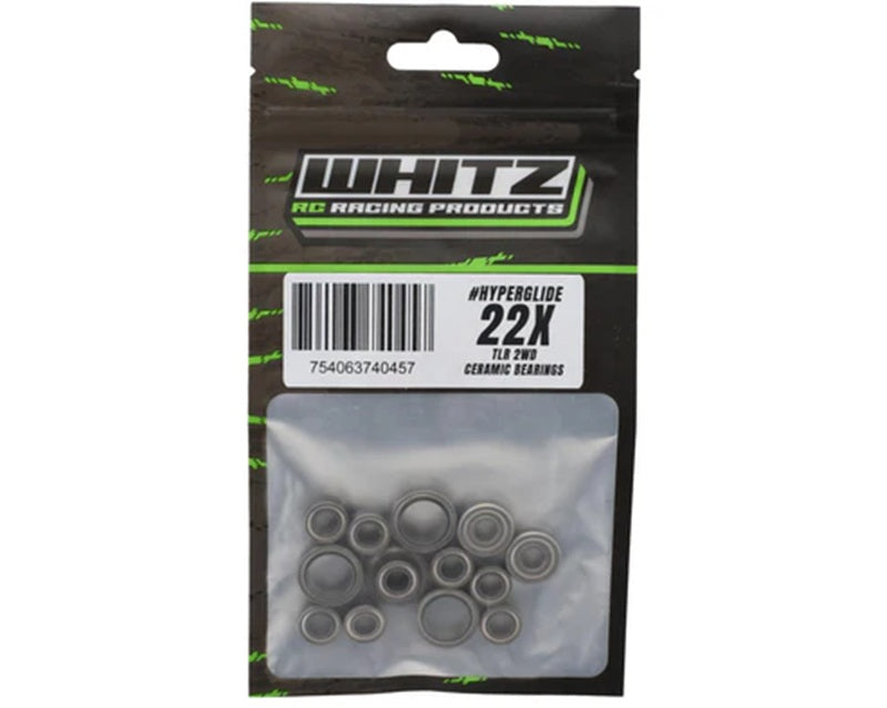 Whitz Racing HyperGlide Ceramic Bearing Kit for TLR 22X | Full Kit
