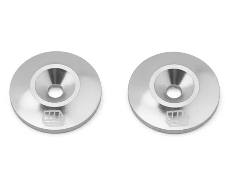 Whitz Racing Products Wing Washers / Buttons (Silver) RC Upgrade Part