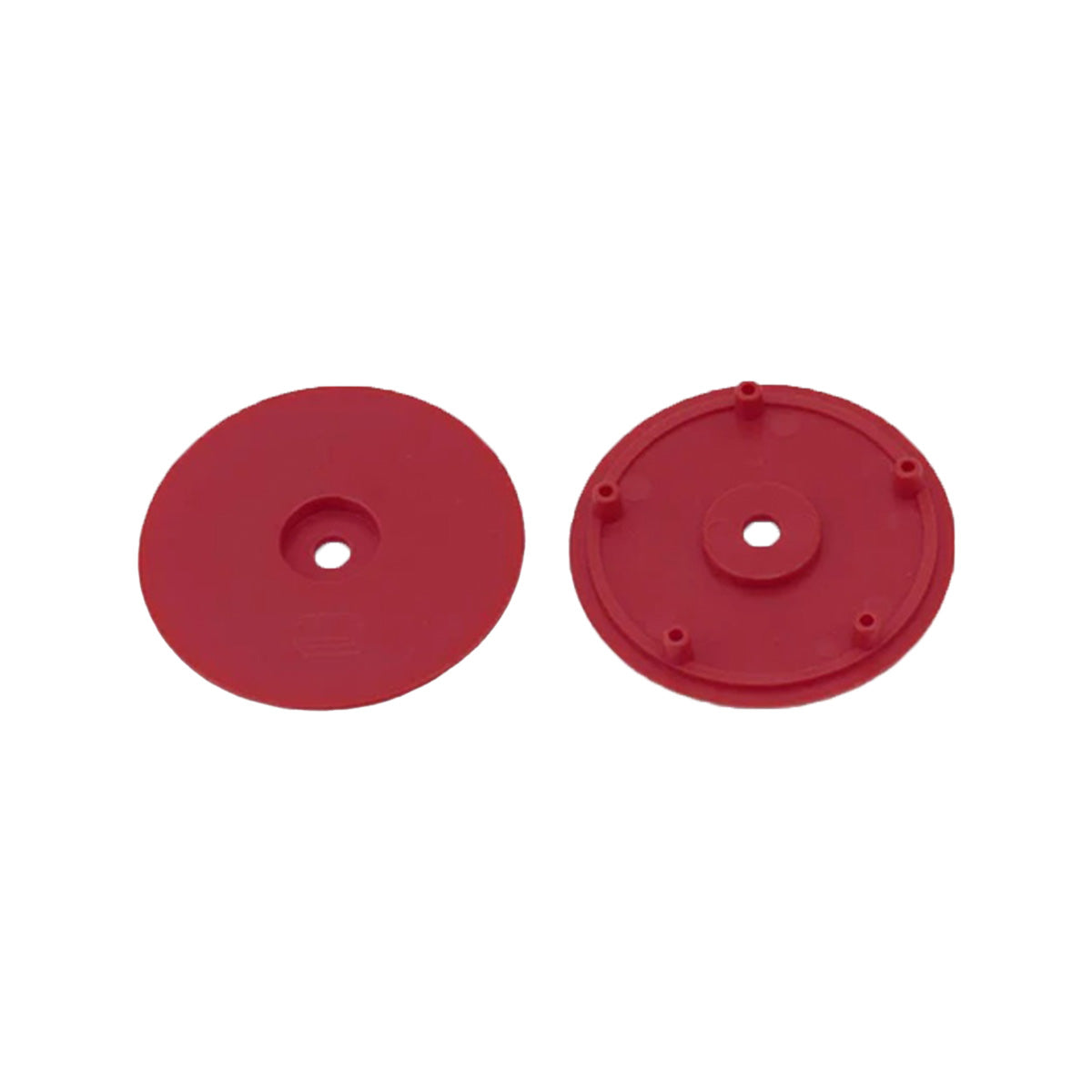 Whitz Racing Products 1/10 Whiplash Rear 2.2" 12mm Sprint Car Wheels (2) (Red)
