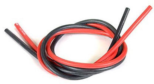 WS Deans Red & Black 12 Gauge Wet Noodle Wire 3ft 1413