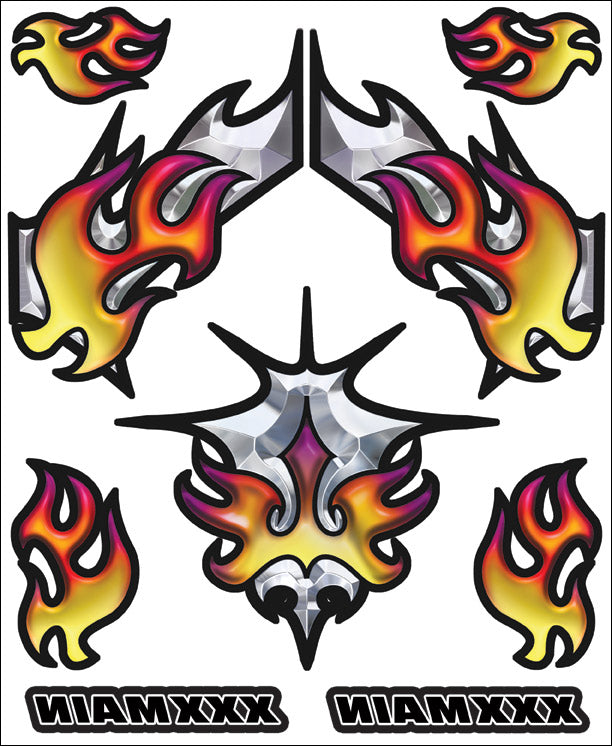 XXX Main Racing Chromal Blaze Internal Graphic R001