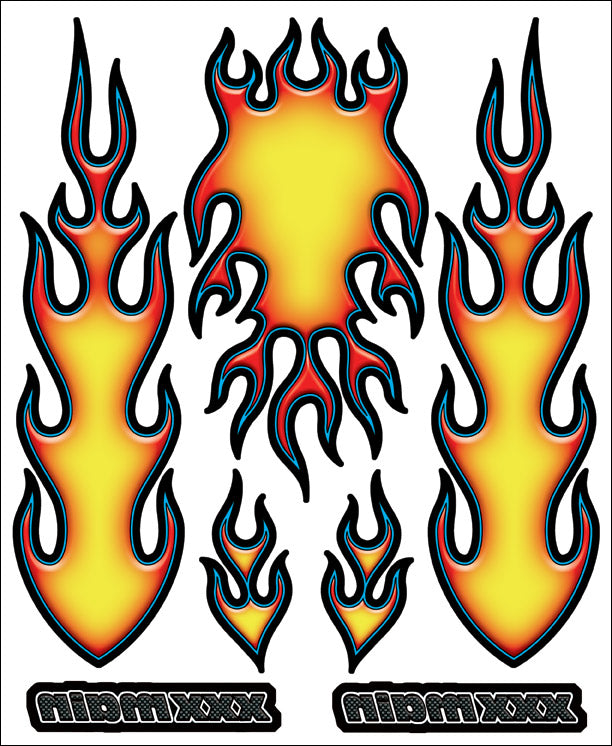 XXX Main Racing Fire Internal Graphic R004