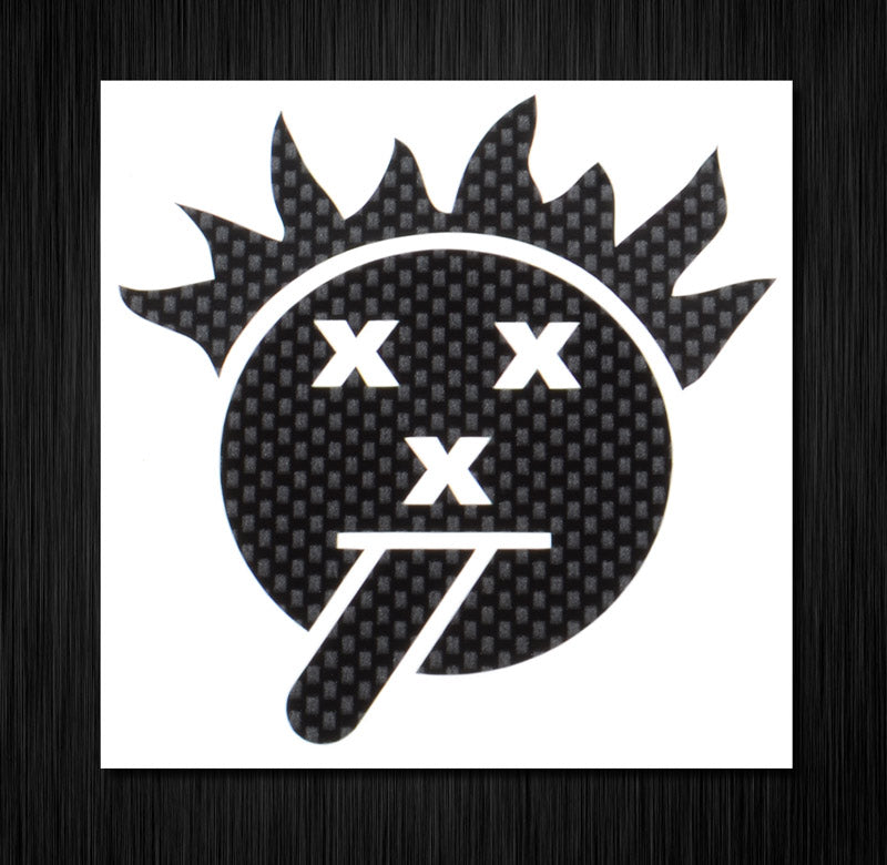 XXX Main Racing Psycho xxx Smile – Carbon Vinyl Decal Sheet V001C