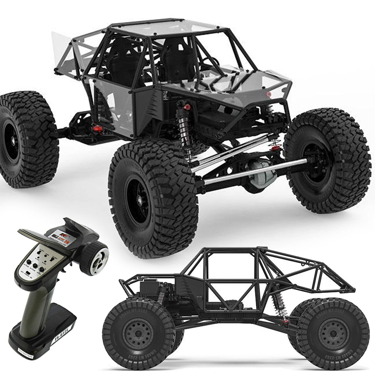 Gmade GOM Rockbuggy RTR Brushed 1/10 4WD RC Scale Crawler with 2.4GHz Radio