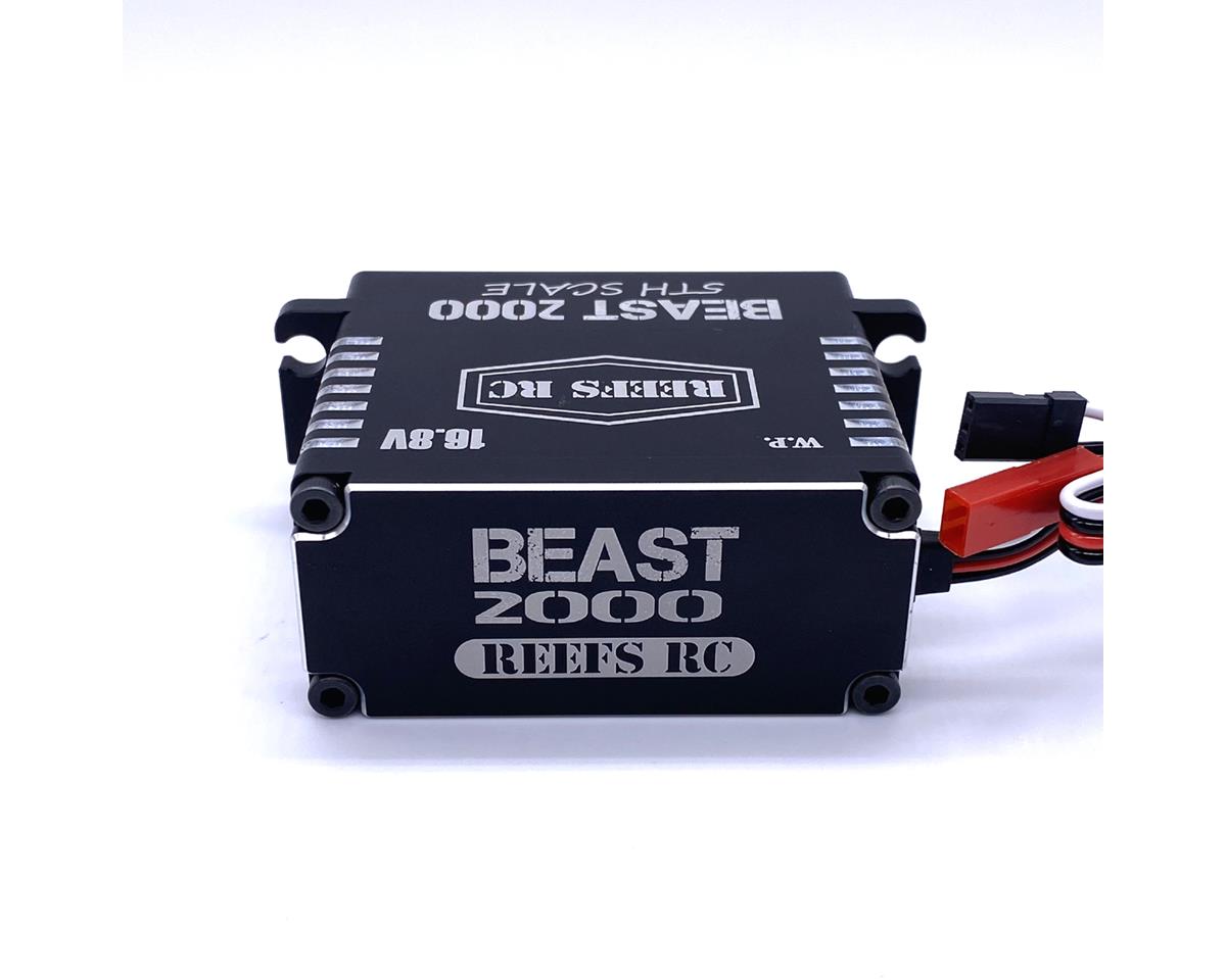 Reefs RC Beast 2000 1/5th Scale High Torque High Speed Brushless Servo w/ Aluminum Horns