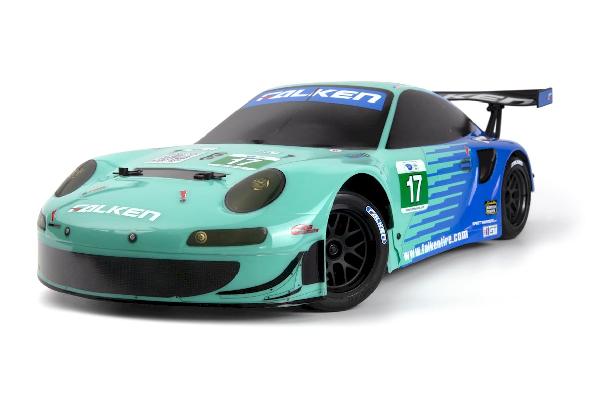 HPI Racing 1/10 Electric Sport 3 Porsche 911 GT3 RSR Falken - Flux 160781