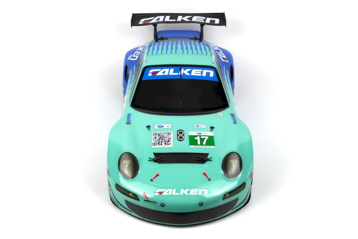 HPI Racing 1/10 Electric Sport 3 Porsche 911 GT3 RSR Falken - Flux 160781
