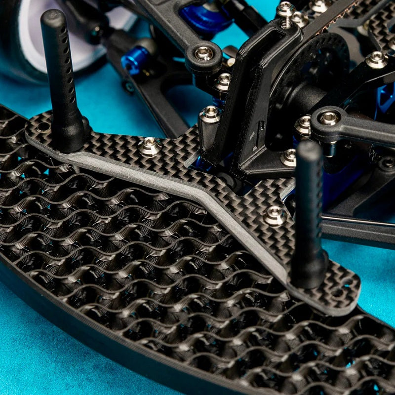 1UP Racing CF1 Front Bumper Brace - AE TC8 RC Upgrade Part