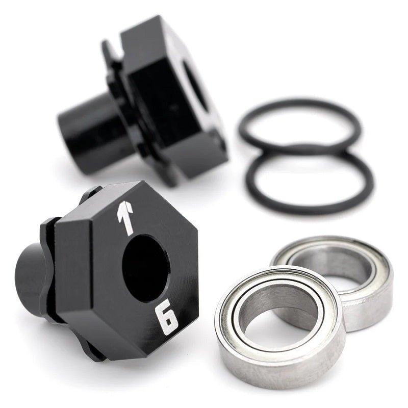 1UP Racing DirectHex Hub Axles, 6mm, - AE TC8 15536