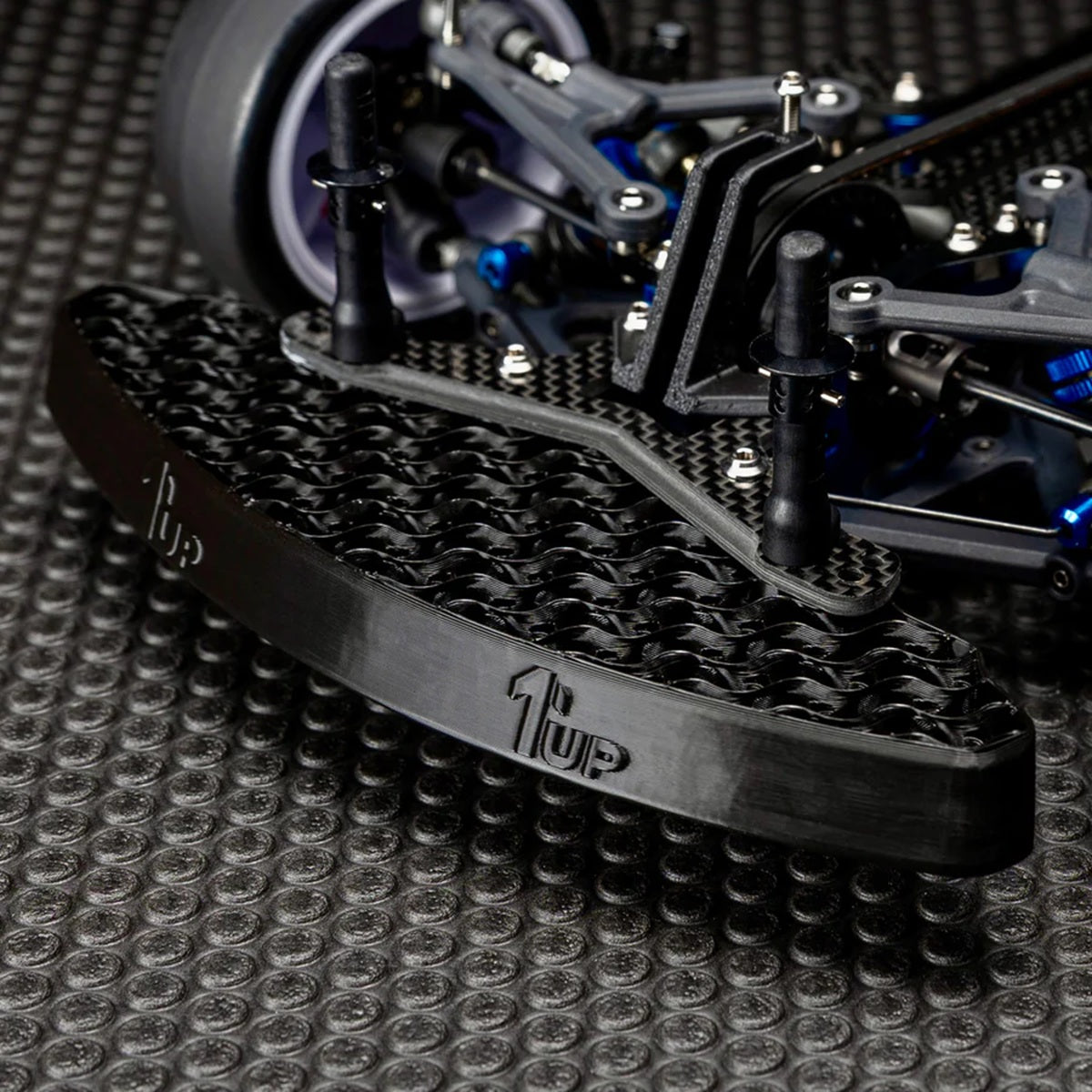 1UP Racing UltraLite Front Bumper for Tamiya TRF421 - Lightweight 1/10 Touring Car Protection