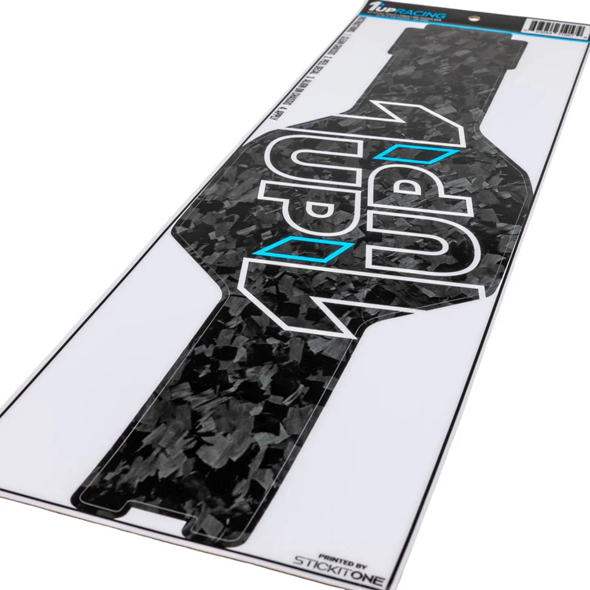 1UP Racing Forged Carbon Look Chassis Skin for Team Associated RC10 Tub Chassis