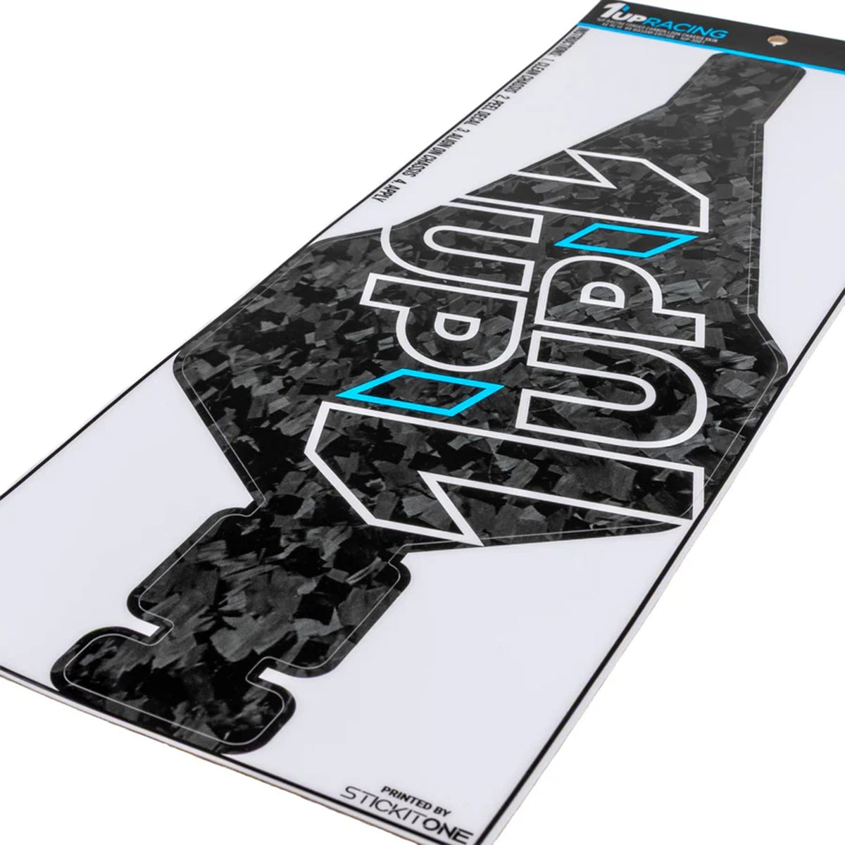 1UP Racing Forged Carbon Look Chassis Skin for Team Associated RC10 '89 Masami Edition