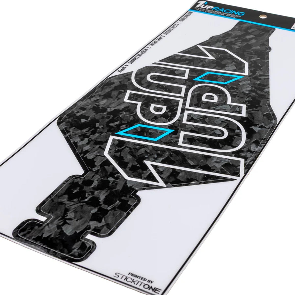 1UP Racing Forged Carbon Look Chassis Skin for Team Associated RC10 '91 Masami Edition