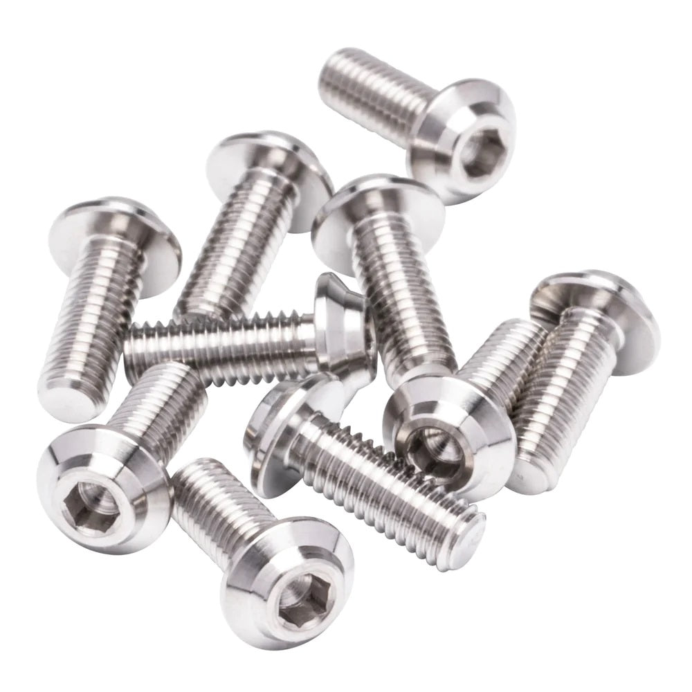 1UP Racing Pro Duty Titanium LowPro Screws - M3x8 - 10pcs 720008