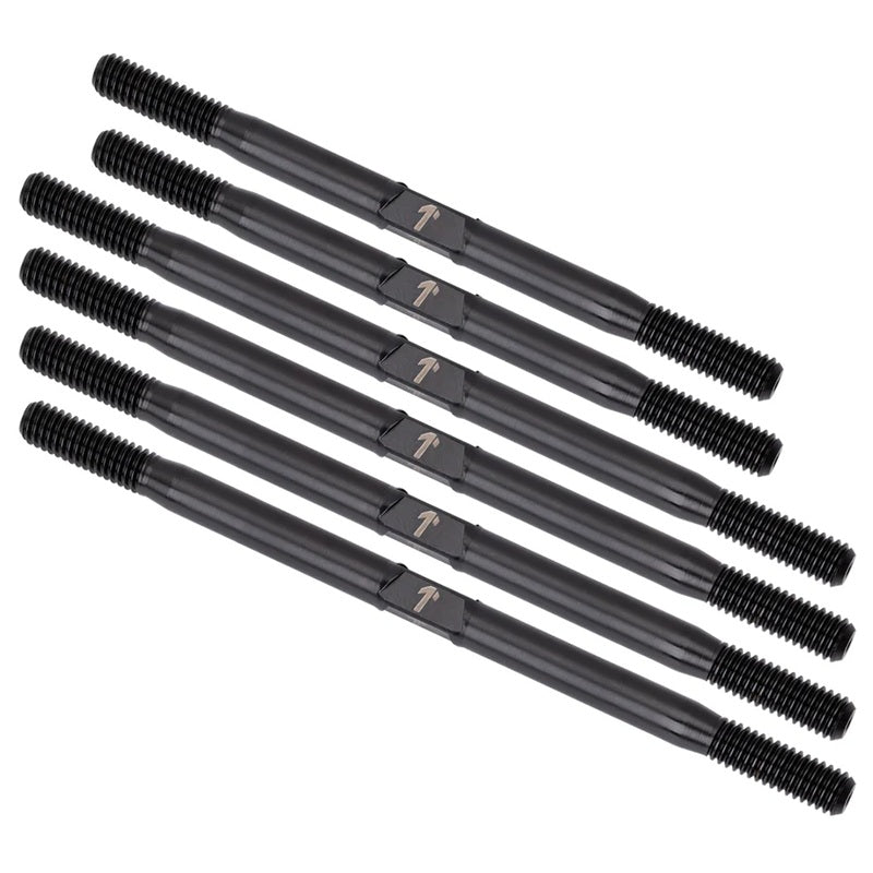 1UP Racing Pro Duty Titanium Turnbuckle Set - Black Nitride Coated - 74014