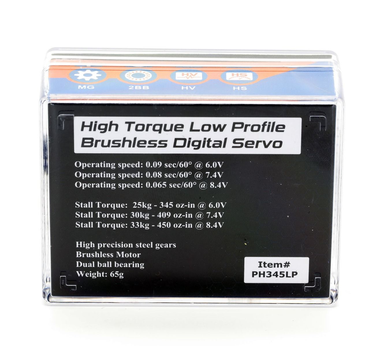Powerhobby 345LP Low Profile High Torque Brushless Digital High Voltage Servo