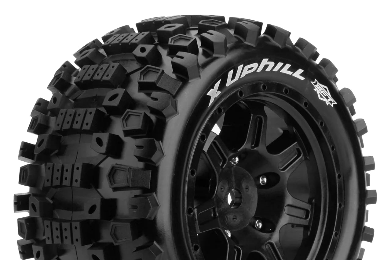 Louise RC MFT X-Uphill Monster Truck Belted Tires Mounted 24mm Hex Arrma Kraton 8S (2) LT3297BM