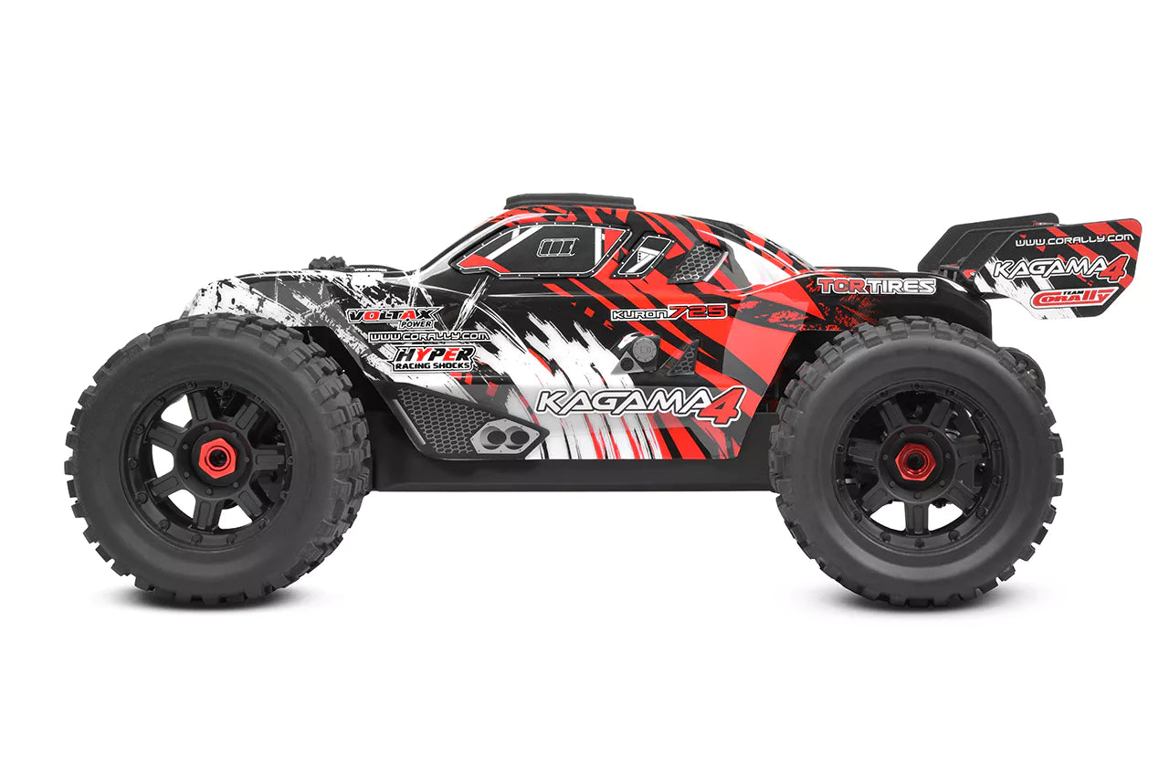 Corally Kagama 4 XL4S 1/10 4WD Monster Truck, RTR Version, Red 00293-R