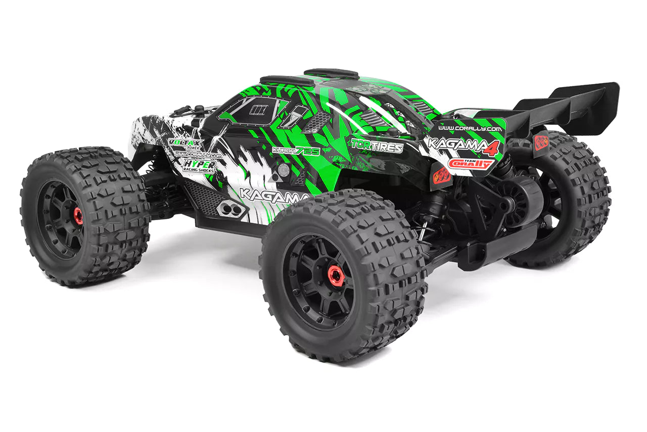 Corally Kagama 4 XL4S 1/10 4WD Monster Truck, RTR Version, Green 00293-G