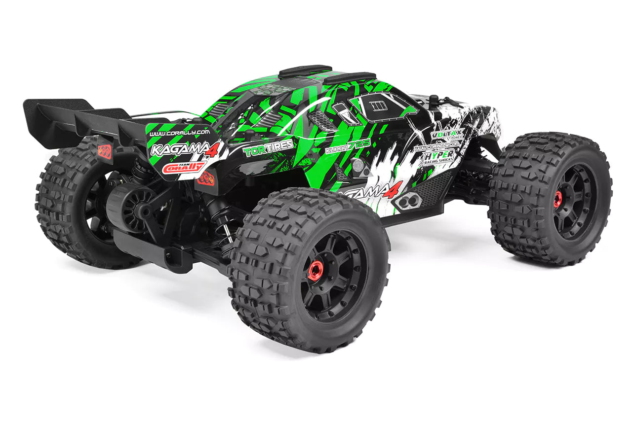 Corally Kagama 4 XL4S 1/10 4WD Monster Truck, RTR Version, Green 00293-G