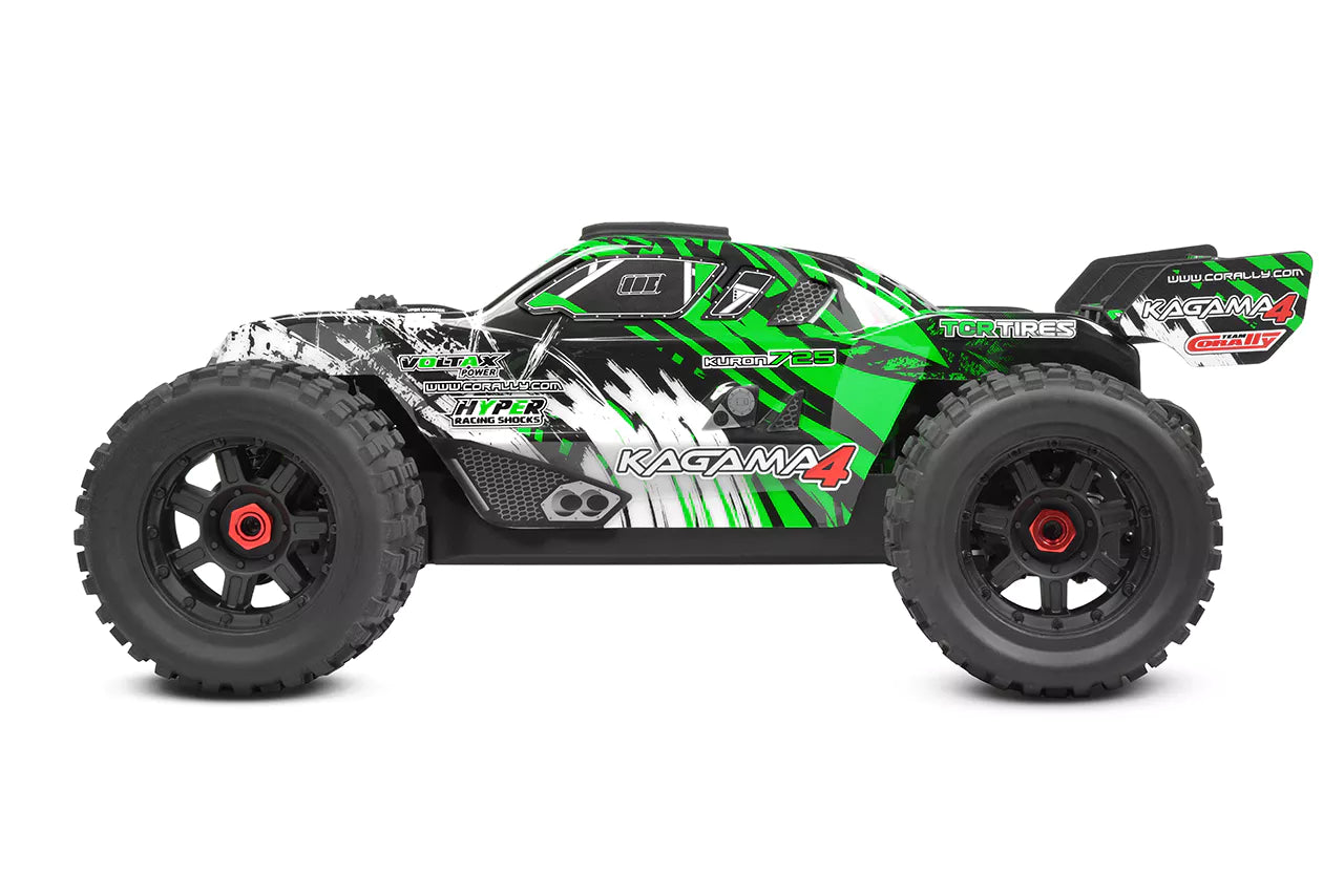 Corally Kagama 4 XL4S 1/10 4WD Monster Truck, RTR Version, Green 00293-G