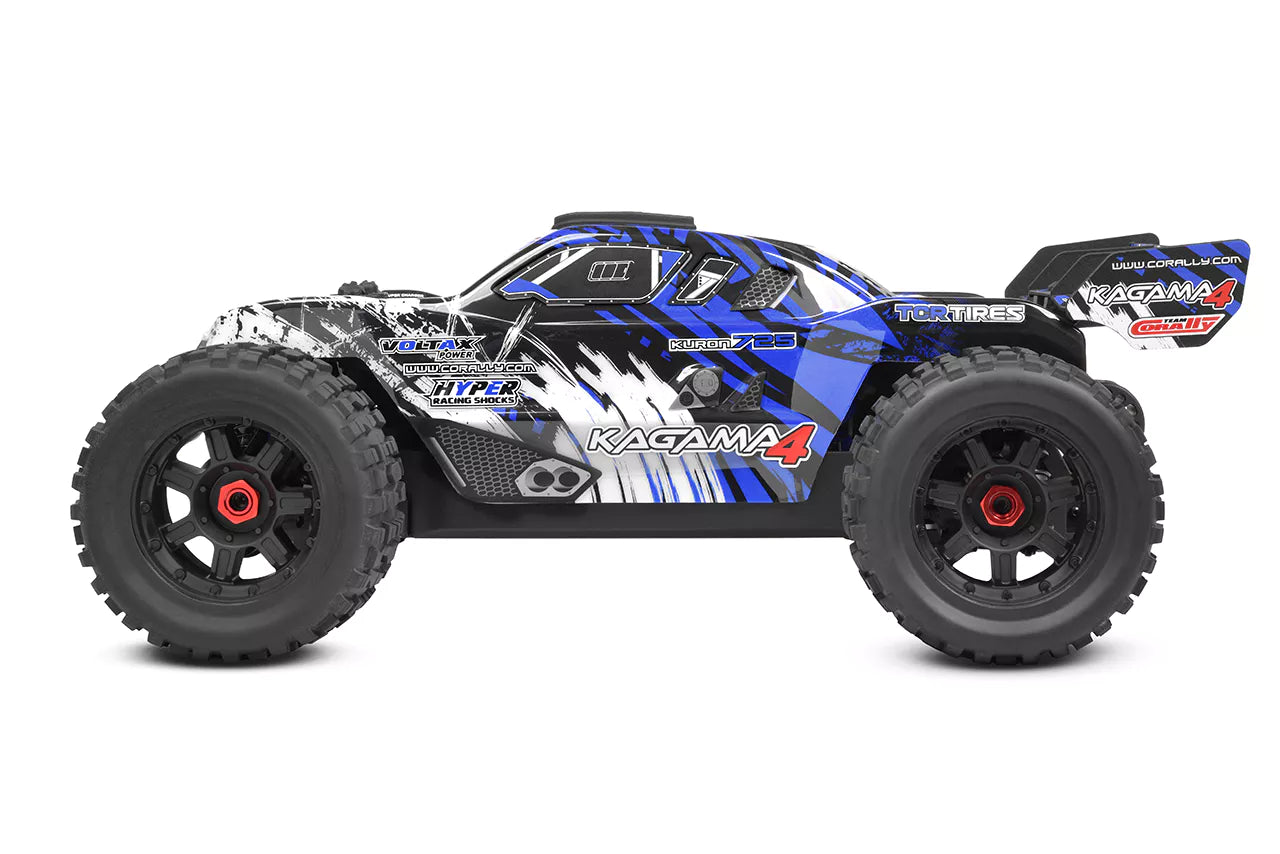 Corally Kagama 4 XL4S 1/10 4WD Monster Truck, RTR Version, Blue 00293-B