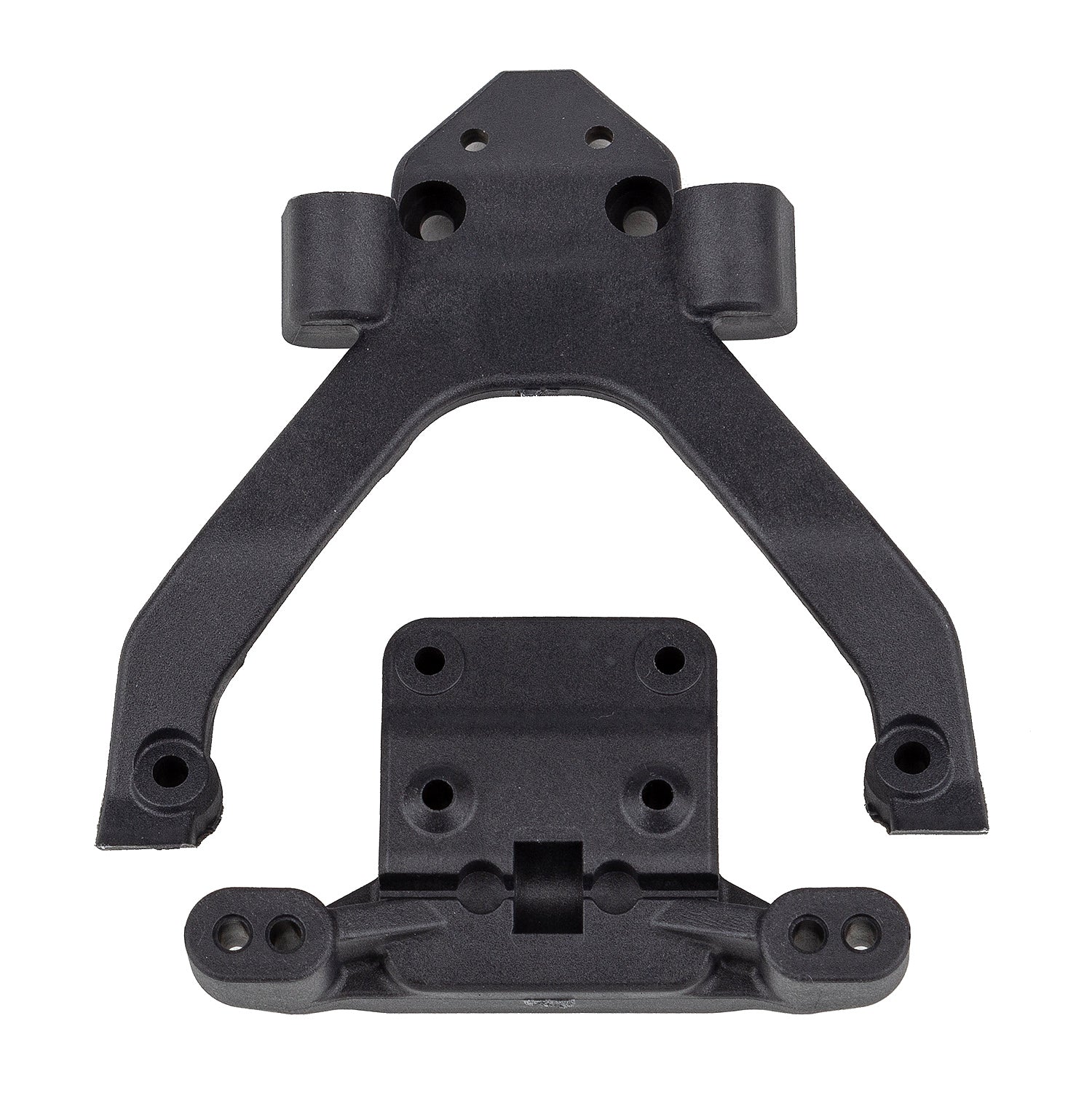 Team Associated RC10B6.4 FT Front Top Plate and Ballstud Mount Angled