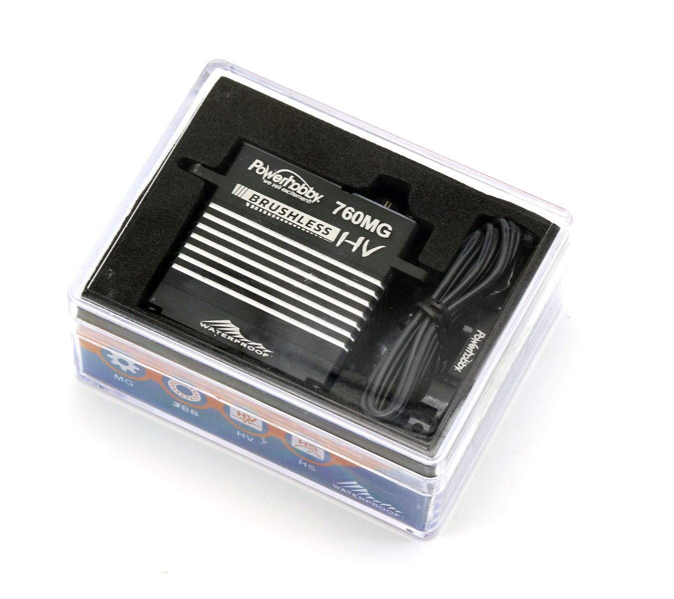 Powerhobby 760MG High Torque Waterproof Brushless Steel Gear Servo / Aluminum Case