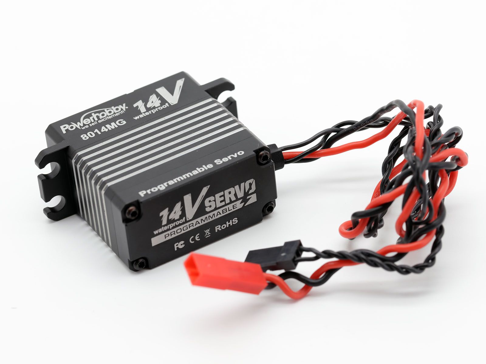 Powerhobby 8014MG 14v Programmable Waterproof High Voltage Brushless 3S LiPo Servo