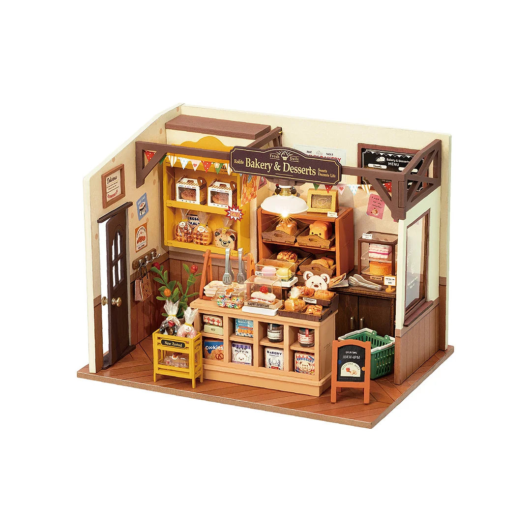 Robotime Rolife Becka's Baking House DIY Miniature House Kit