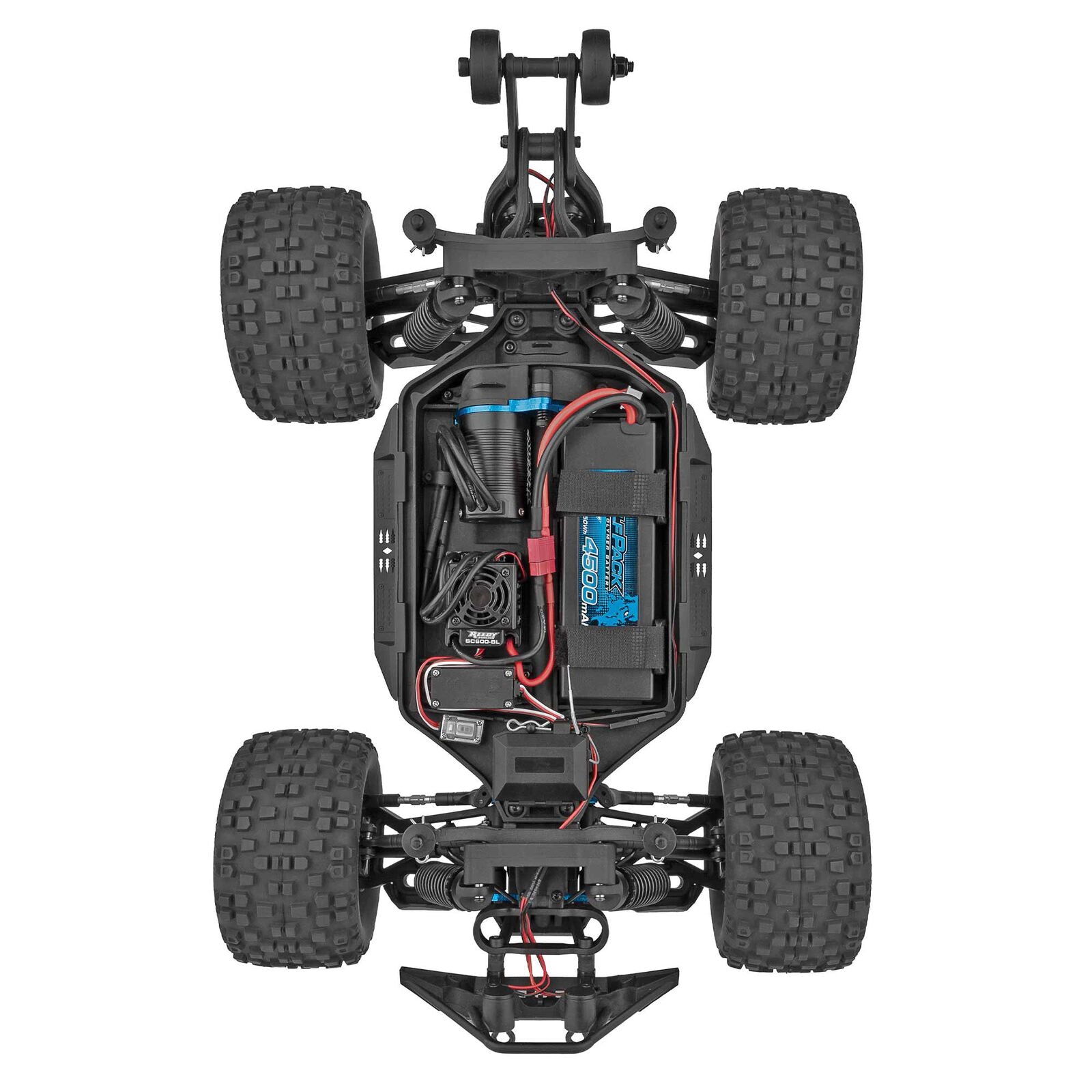 Team Associated Rival MT10 V2 RTR 1/10 Brushless Monster Truck Combo w/2.4GHz Radio, 3S Battery & Charger 20518C3