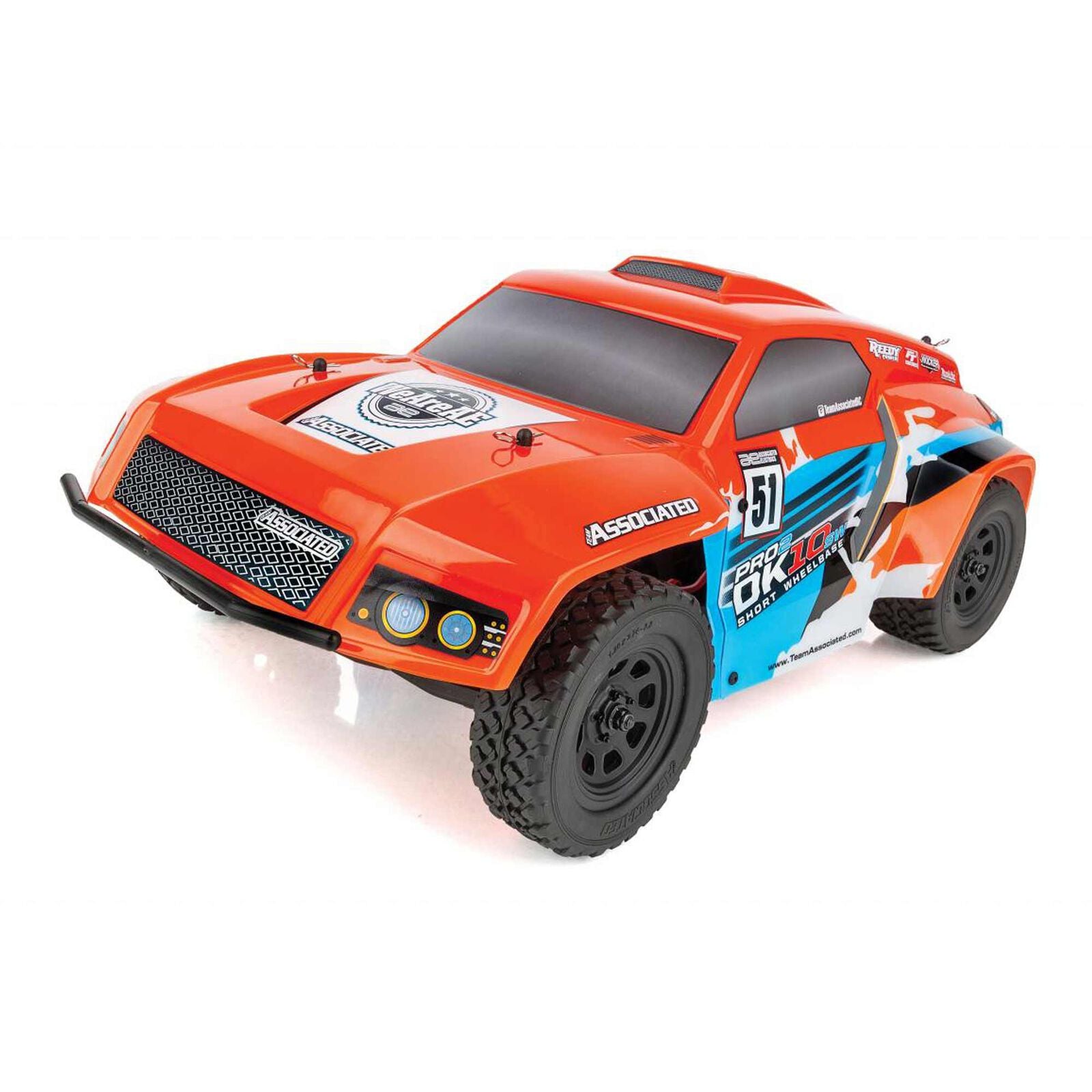 Team Associated Pro2 DK10SW 1/10 Electric Dakar Buggy RTR Orange/Blue