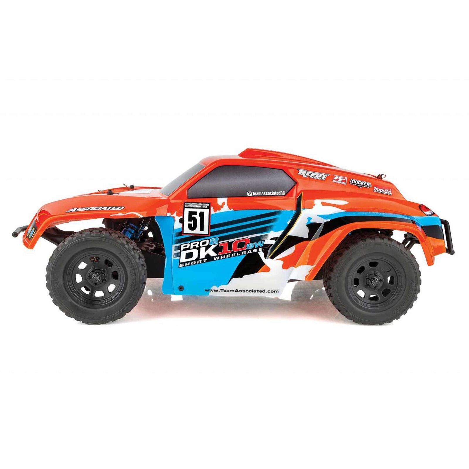 Team Associated Pro2 DK10SW 1/10 Electric Dakar Buggy RTR Orange/Blue