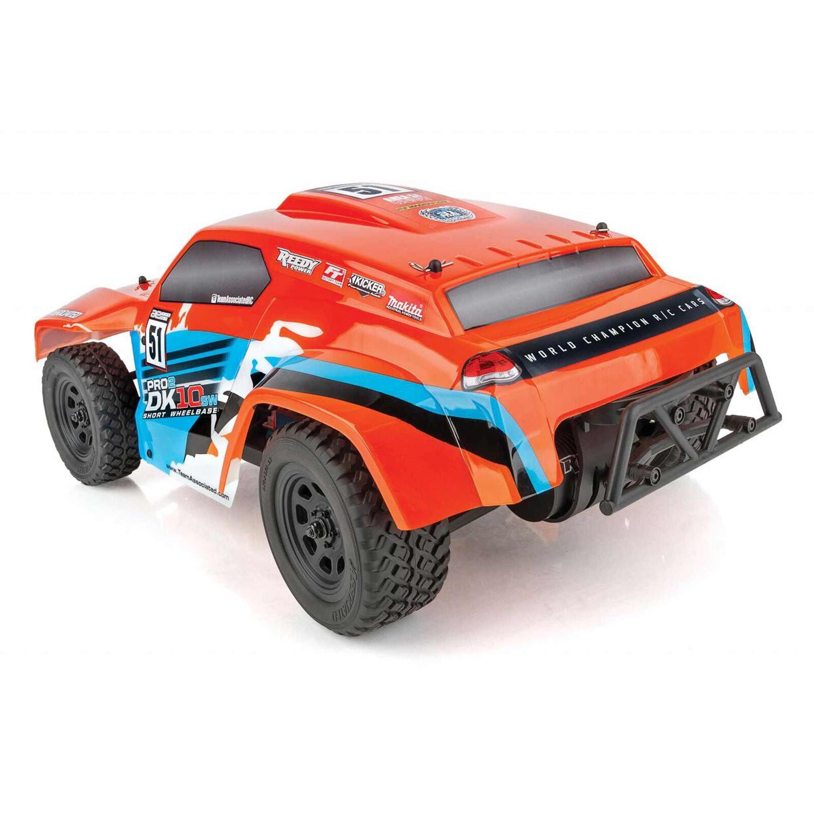 Team Associated Pro2 DK10SW 1/10 Electric Dakar Buggy RTR Orange/Blue