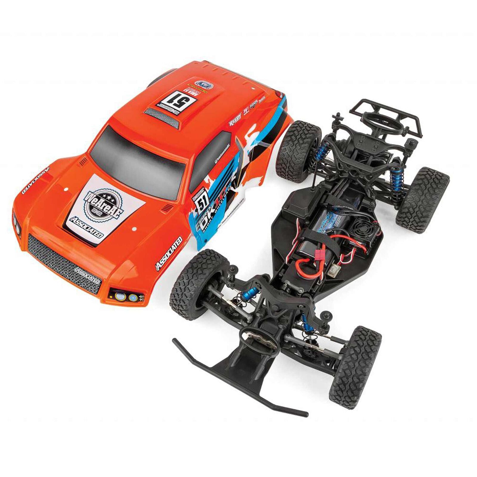 Team Associated Pro2 DK10SW 1/10 Electric Dakar Buggy RTR Orange/Blue