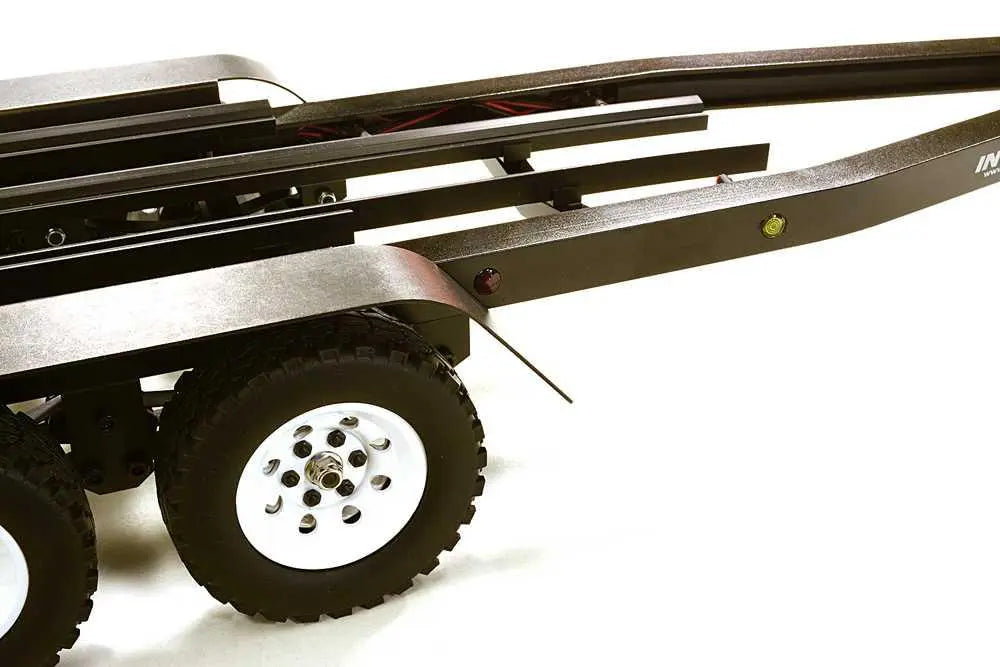 Integy Machined Alloy Dual Axle Boat Trailer Kit for 1/10 Scale RC 670x190x160mm C27640BLACK