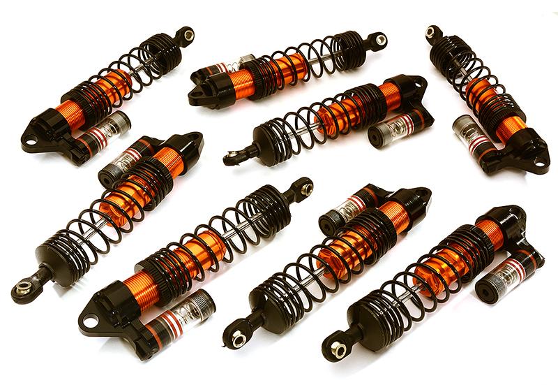 Integy Orange Aluminum Piggyback Shock Traxxas E-Maxx Brushless (8) C28759ORANGE