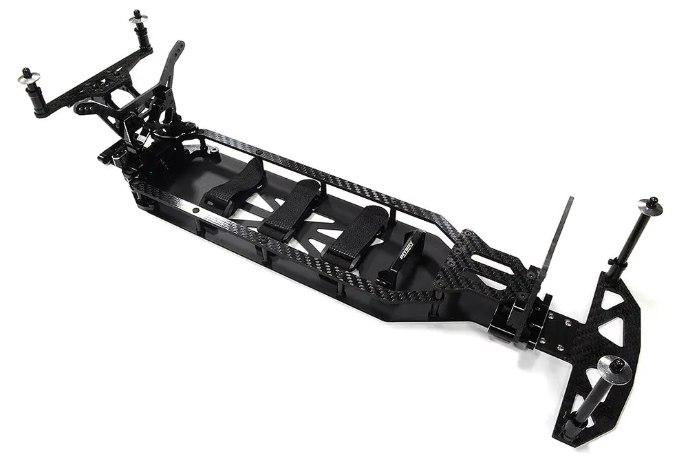 Integy Alloy Chassis & Carbon Fiber Conversion Kit for Team Associated DR10 Drag C32548BLACK