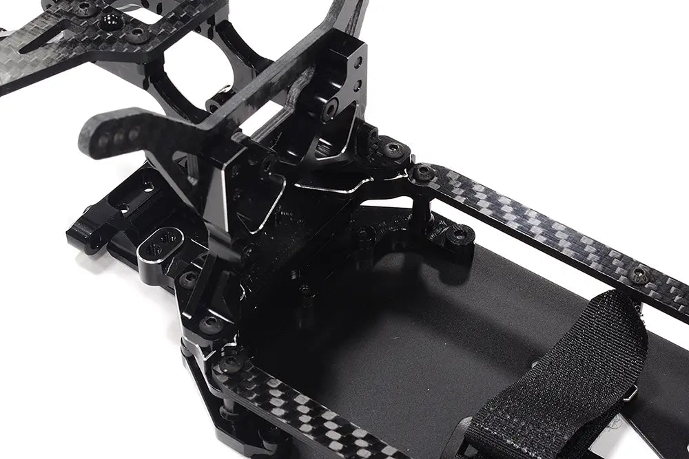 Integy Alloy Chassis & Carbon Fiber Conversion Kit for Team Associated DR10 Drag C32548BLACK