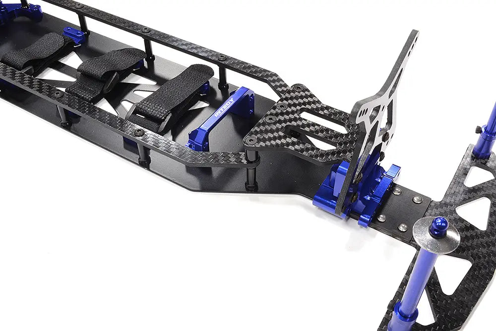 Integy Alloy Chassis & Carbon Fiber Conversion Kit for Team Associated DR10 Drag C32548BLUE