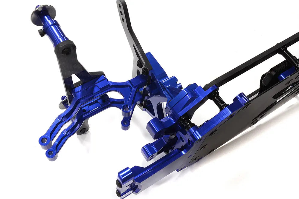 Integy Blue Alloy Chassis & Carbon Fiber Conversion Kit for Team Associated DR10 Drag C32548BLUE