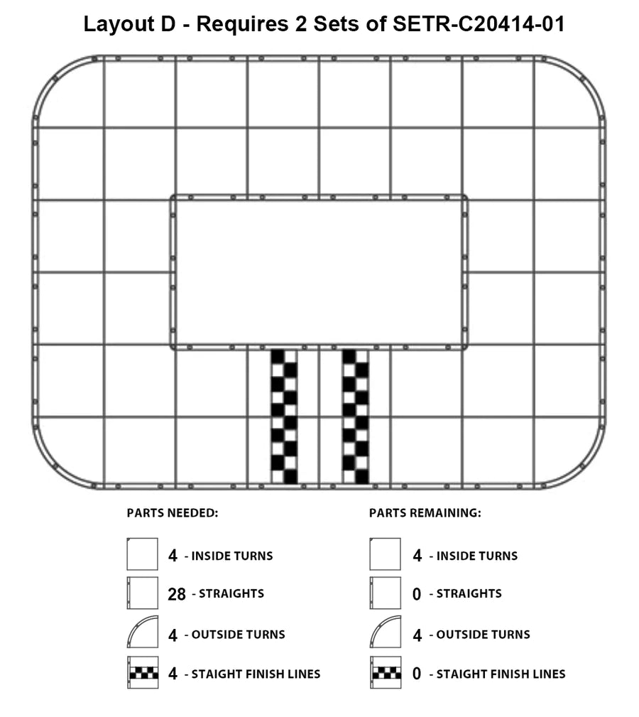 RCP Tracks RCP Tracks Mini Z 50cm Short Oval (Grey Edition) SETR-C20414-01