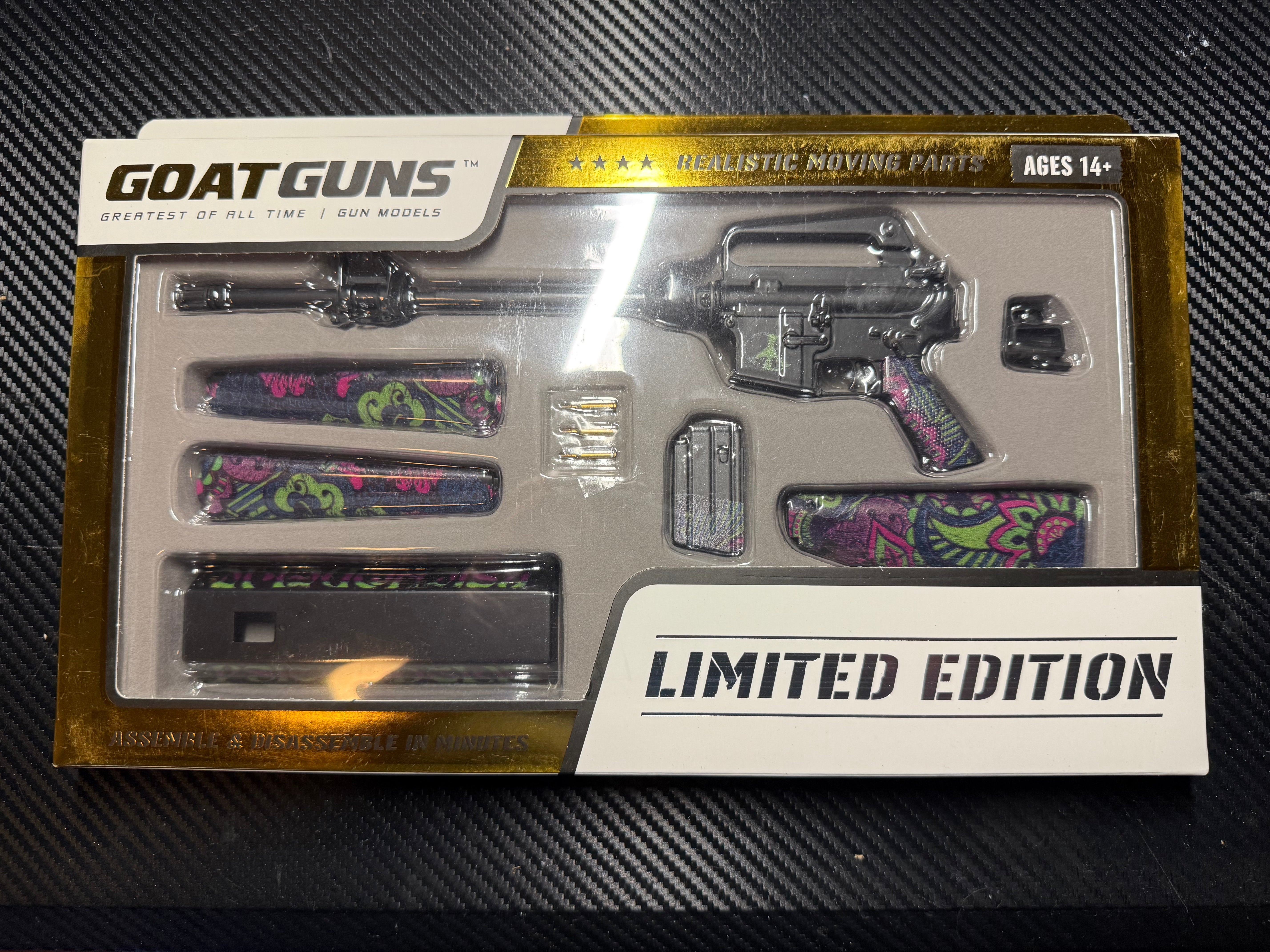 Goatguns M16 Psychedelic Limited Edition RARE Discontinued GOALTD-8