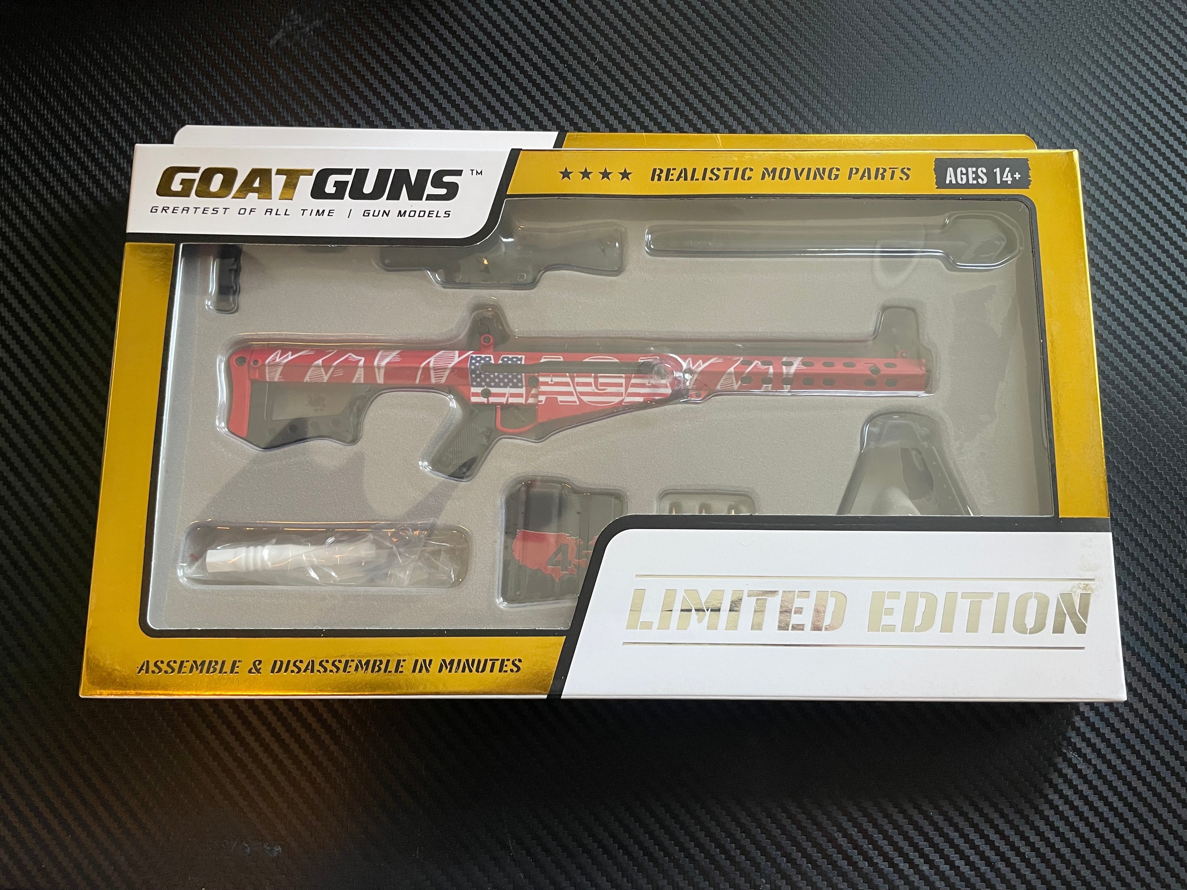 GoatGuns 1/3 Scale Die Cast MAGA Limited Edition Model Rifle GOALTD-MAGA