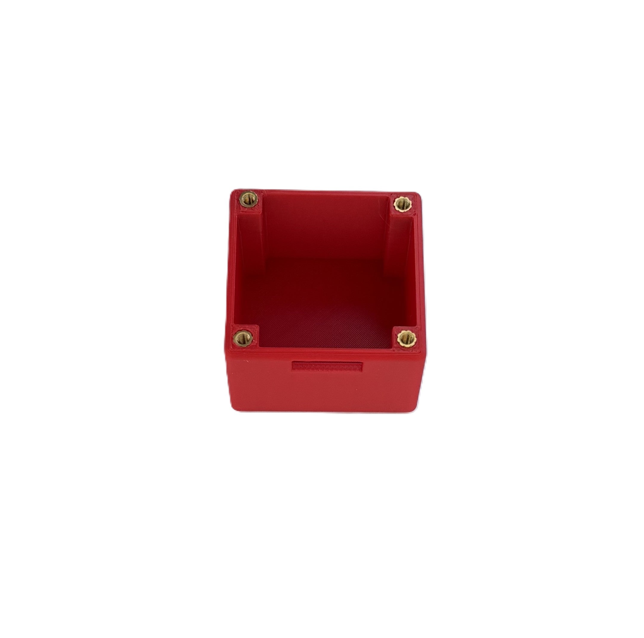 RC Hop Up Parts Large RC Receiver Box Red, Threaded M3 Inserts and Lid for CEN Racing F450, F250, Sicario