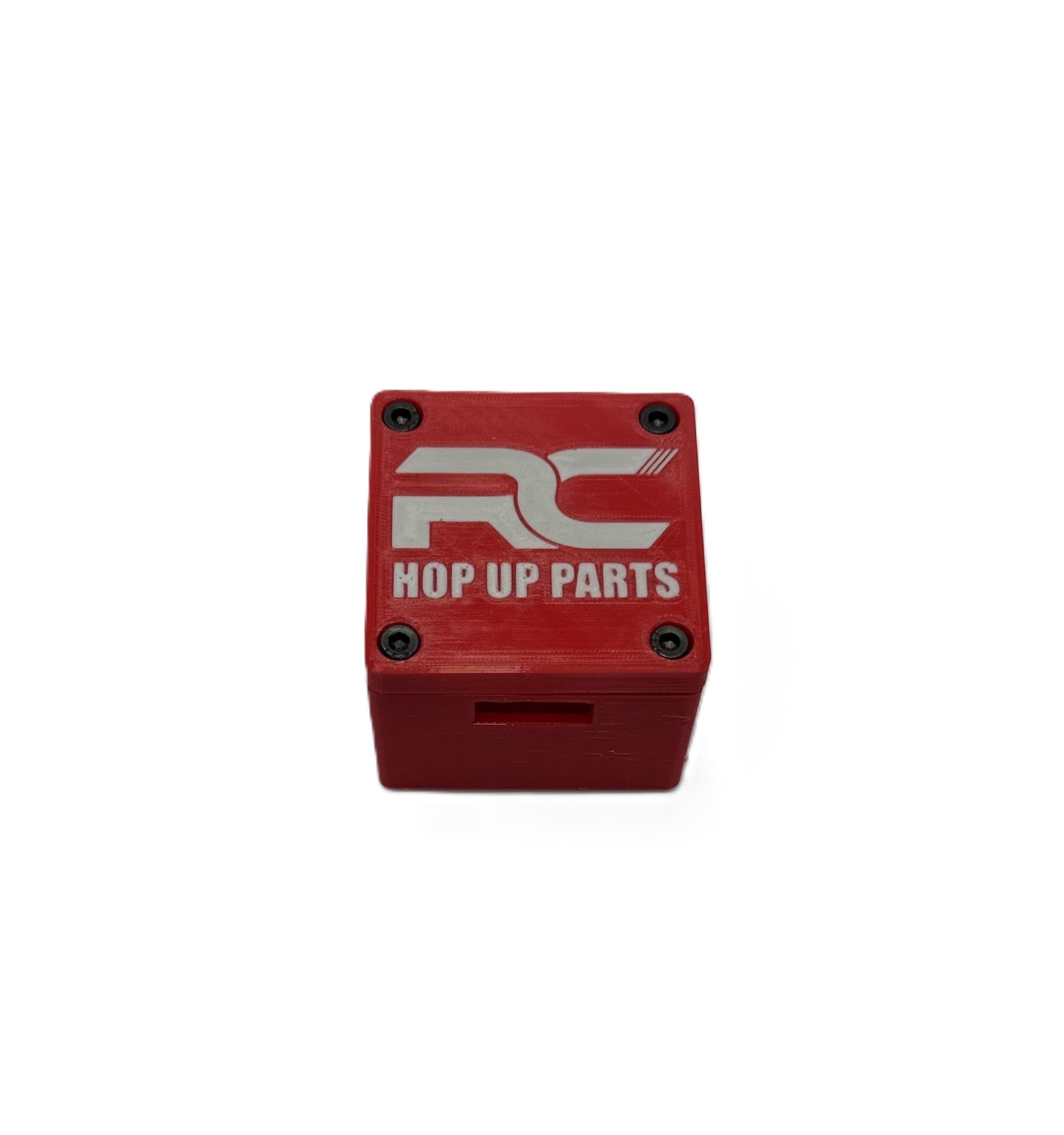 RC Hop Up Parts Large RC Receiver Box Red, Threaded M3 Inserts and Lid for CEN Racing F450, F250, Sicario