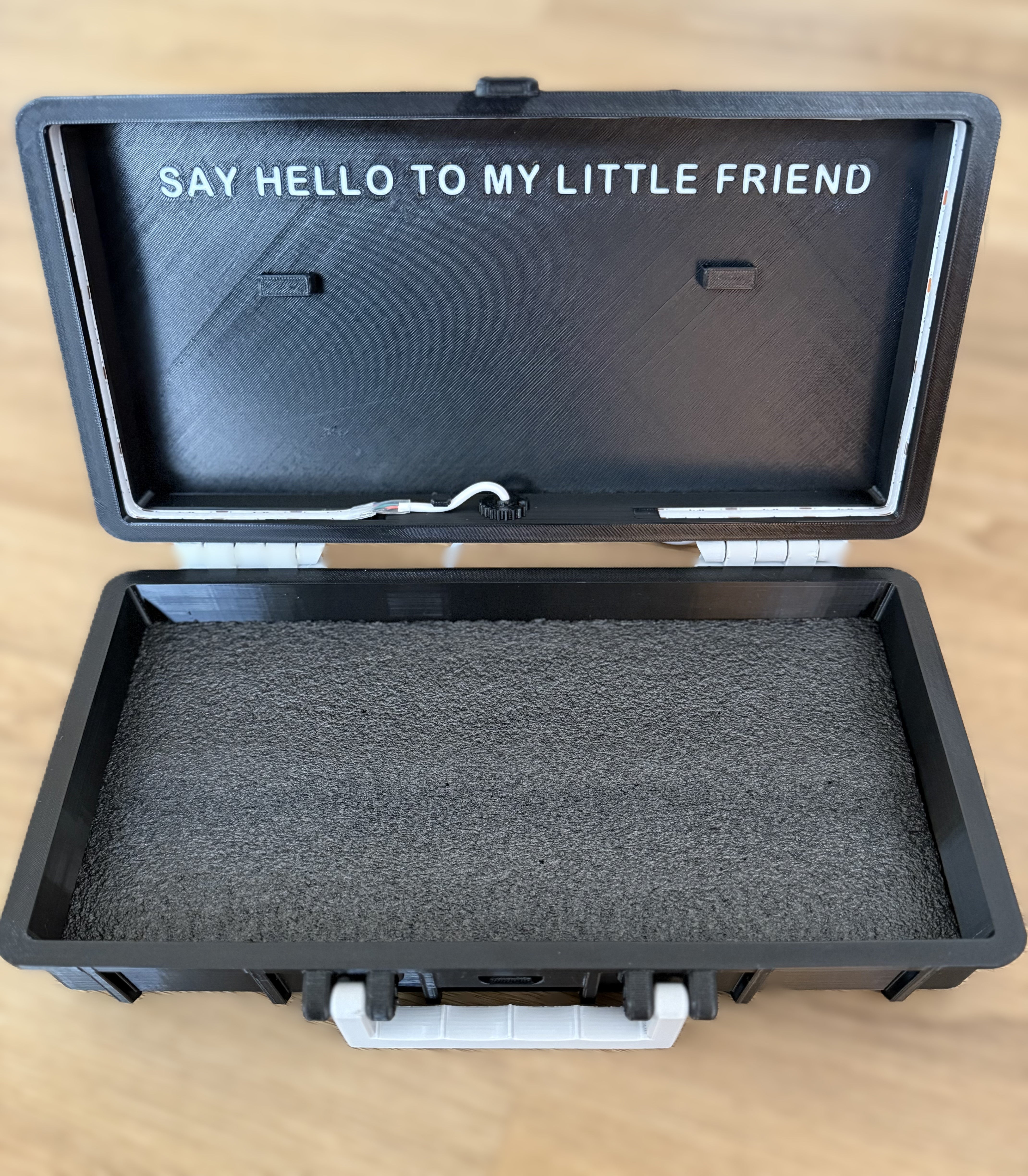 RC Hop Up Parts 1/3 Scale Replica Gun Case with LED RGB COB Lights | Fits Goat Guns® Models