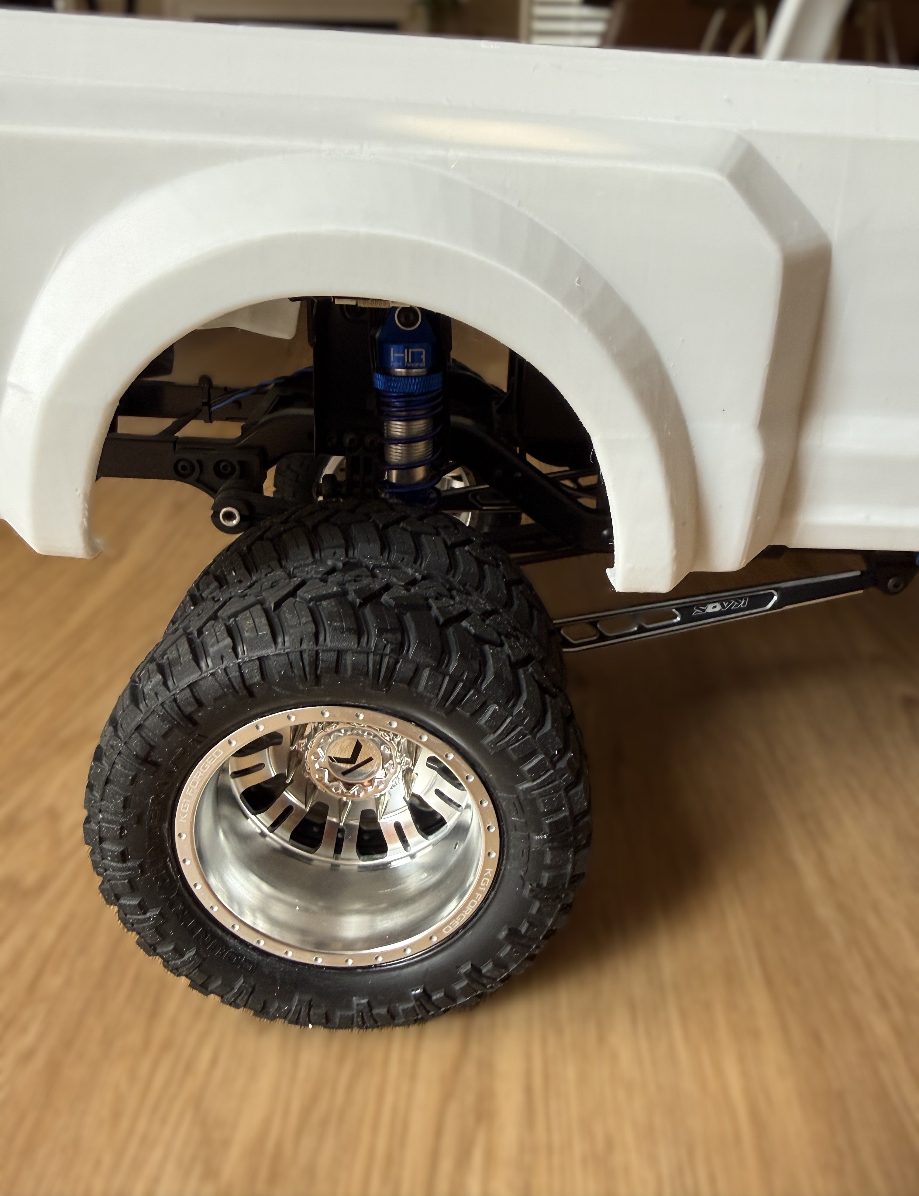 RC Hop Up Parts - CEN Racing F450 3D Printed Body with Magnetic Body Mounts and CEN Racing Molded Bumper Set