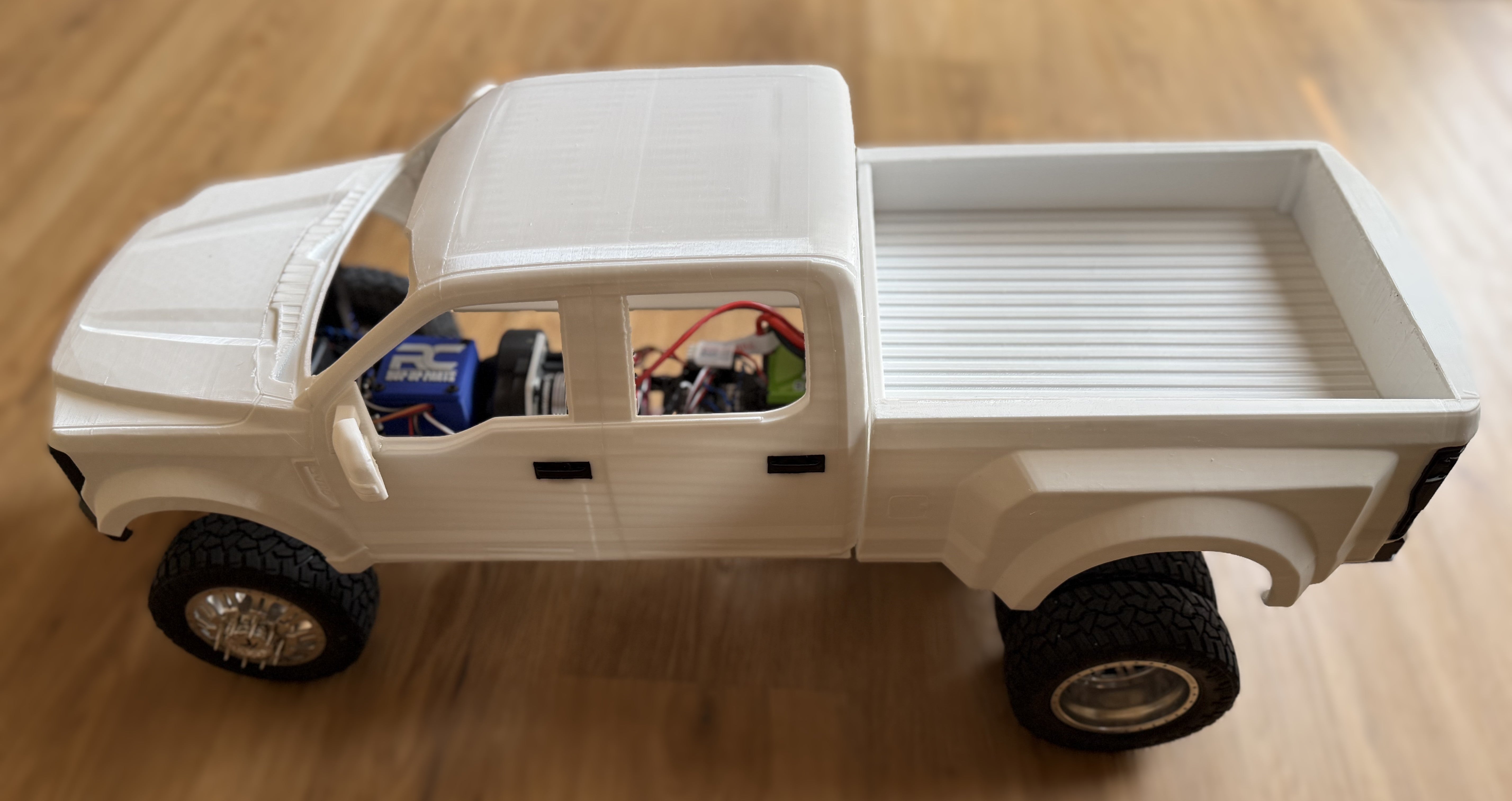 RC Hop Up Parts - CEN Racing F450 3D Printed Body with Magnetic Body Mounts and CEN Racing Molded Bumper Set