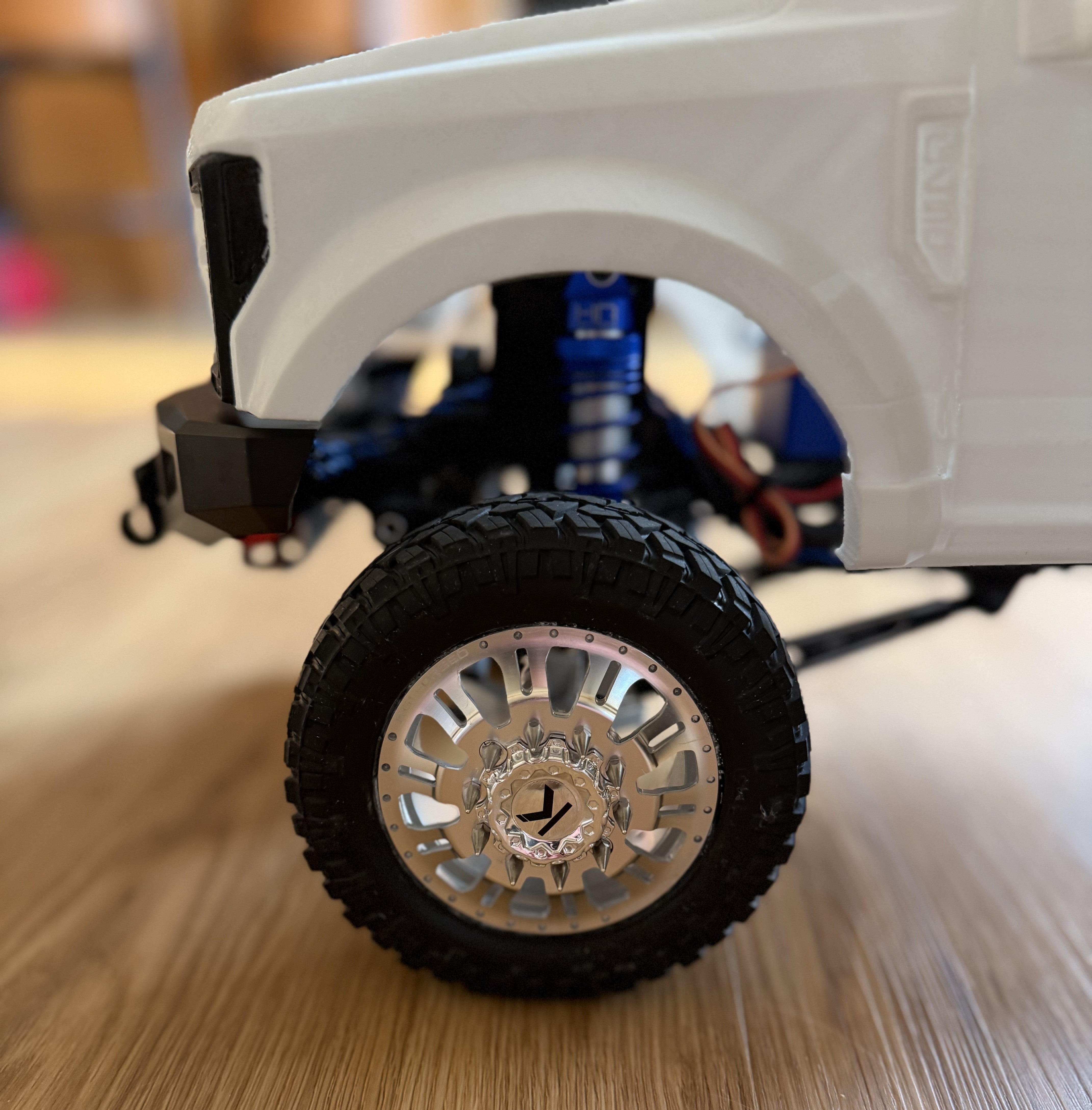 RC Hop Up Parts - CEN Racing F450 3D Printed Body with Magnetic Body Mounts and CEN Racing Molded Bumper Set